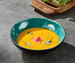 Крем — суп из тыквы с мясом камчатского краба